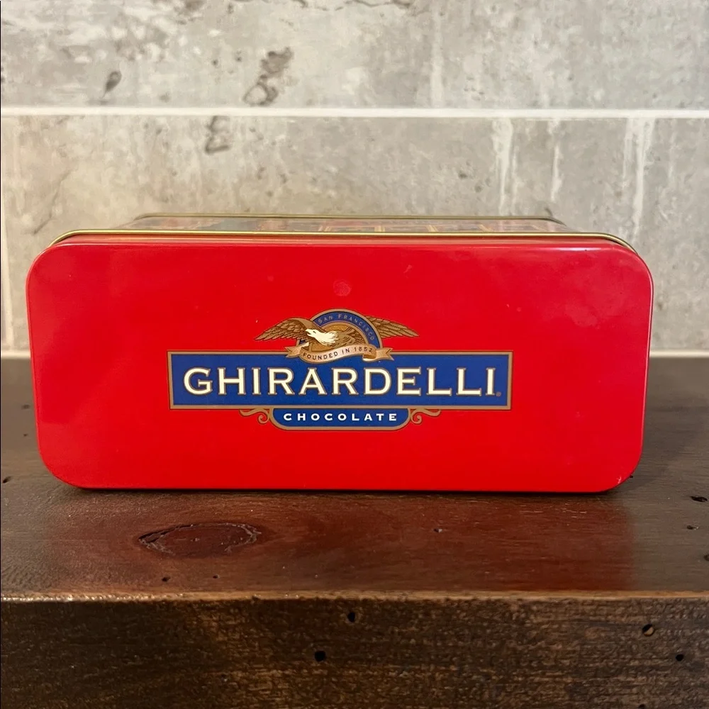 Ghirardelli San Francisco Cable Car Collectible Tin